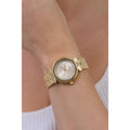 Guess Rumour Quartz Gold Dial Gold Steel Strap Watch For Women - GW0613L2