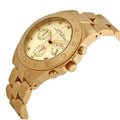 Marc Jacobs Blade Chronograph Gold Dial Gold Steel Strap Watch for Women - MBM3101