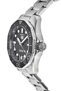 Tag Heuer Aquaracer Professional 300 Automatic Black Dial Silver Steel Strap Watch for Women - WBP231D.BA0626
