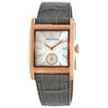 Movado Heritage Mother of Pearl White Dial Grey Leather Strap Watch For Women - 3650051