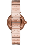 Emporio Armani Mother of Pearl Dial Rose Gold Steel Strap Watch For Women - AR11236
