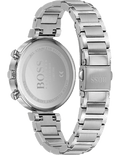Hugo Boss Flawless Silver Dial Silver Steel Strap Watch for Women - 1502530