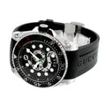 Gucci Dive Quartz Kingsnake Black Dial Black Rubber Strap Watch For Men - YA136217