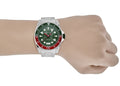 Gucci Dive Quartz Green Dial Silver Steel Strap Watch For Men - YA136222