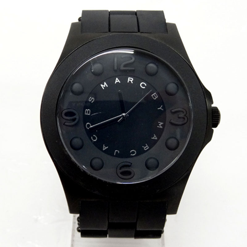 Marc Jacobs Pelly Black Dial Black Steel Strap Watch for Women - MBM2510