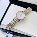 Tissot T Classic Carson Quartz White Dial Two Tone Steel Strap Watch for Men - T085.410.22.011.00