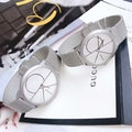 Calvin Klein Minimal White Dial Silver Mesh Bracelet Watch for Women - K3M5215X