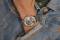 Tommy Hilfiger Ari Diamonds Blue Dial Silver Steel Strap Watch for Women - 1781976