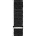 Daniel Wellington Dapper Cornwall White Dial Black Nylon Strap Watch for Women - DW00100264