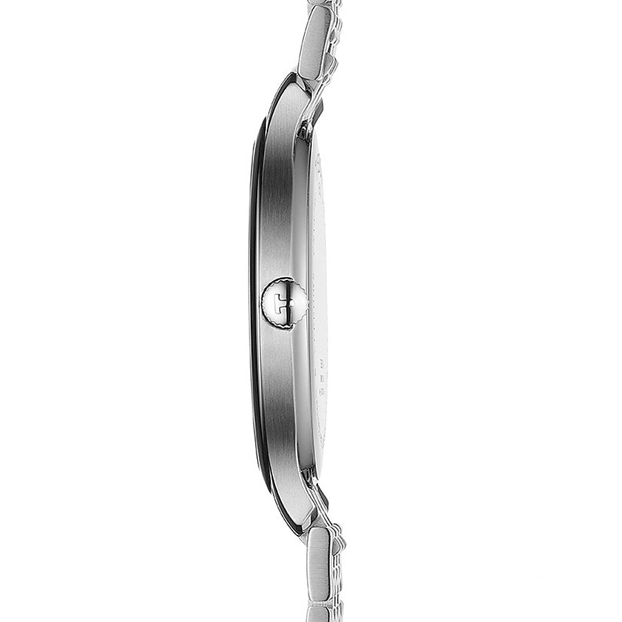 Tissot T Classic Tradition White Dial Silver Steel Strap Watch For Men - T063.610.11.037.00