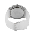 Guess Poseidon Chronograph Rainbow Dial White Silicone Strap Watch For Men - GW0425G4