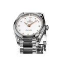 Omega Seamaster Aqua Terra Quartz Diamond Silver Dial Silver Steel Strap Watch for Women - 220.10.28.60.54.001