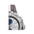 Maurice Lacroix Aikon Chronograph Special Edition Mahindra Racing Silver Dial Grey Rubber Strap Watch for Men - AI1018-TT031-130-2